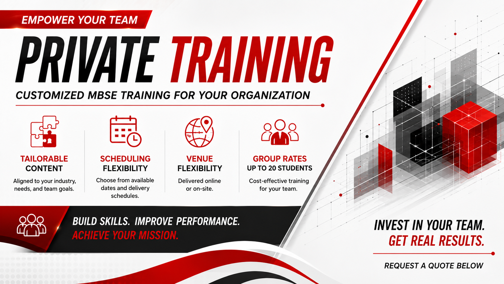 Private Training Ad Banner
